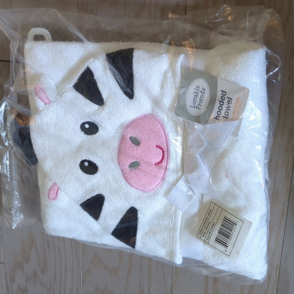 Zebra towel NWT